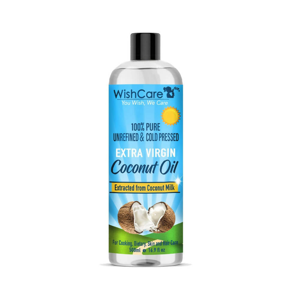 Wishcare Premium Cold Pressed Extra Virgin Coconut Oil - Mytrendzcart