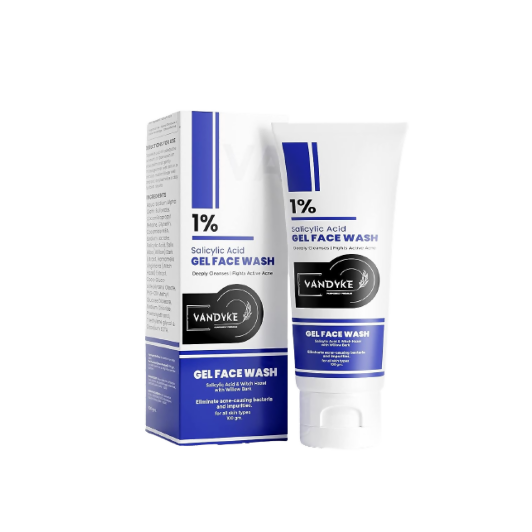 Vandyke 1% Salicylic Acid Gel Face Wash - Mytrendzcart