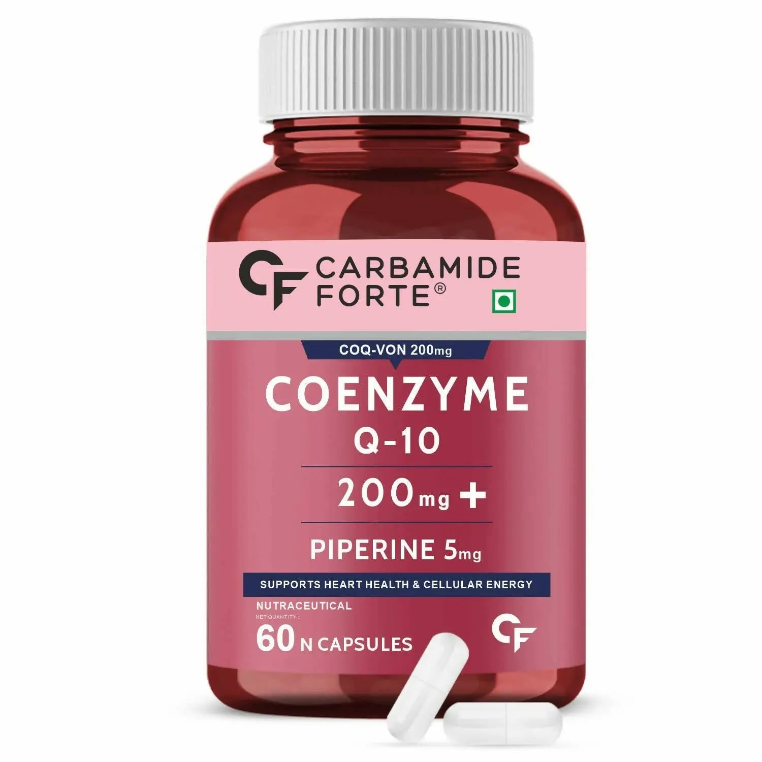 Carbamide Forte Coenzyme Q10 with Piperine Capsules - Mytrendzcart