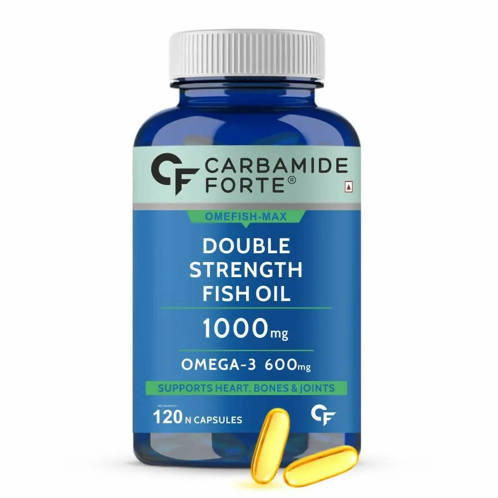 Carbamide Forte Double Strength Fish Oil Capsules - Mytrendzcart