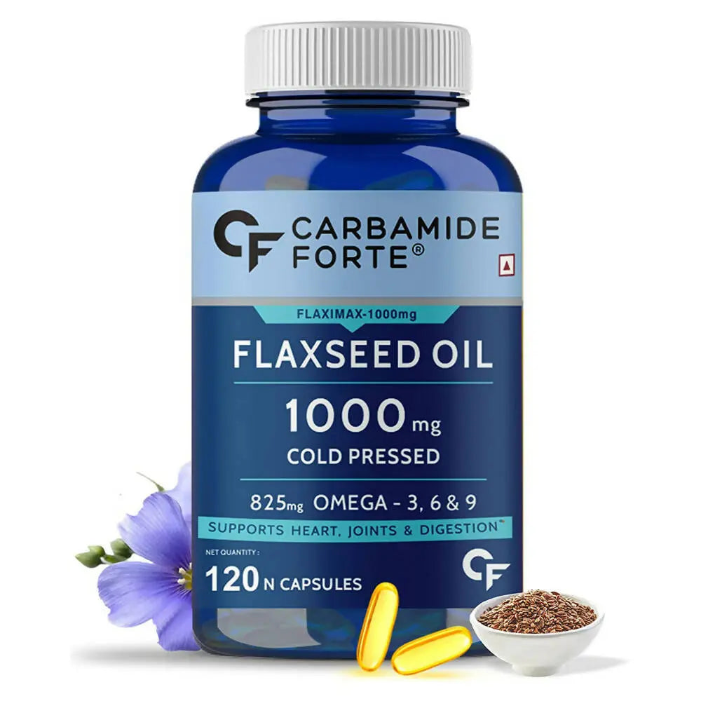 Carbamide Forte Flaxseed Oil Omega 3 6 9 Capsules - Mytrendzcart