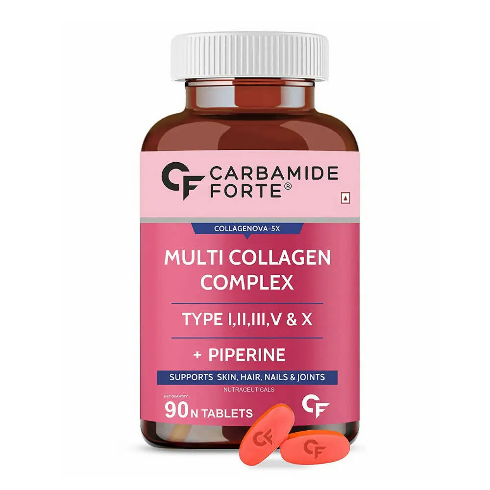 Carbamide Forte Hydrolyzed Multi Collagen Complex Tablets - Mytrendzcart