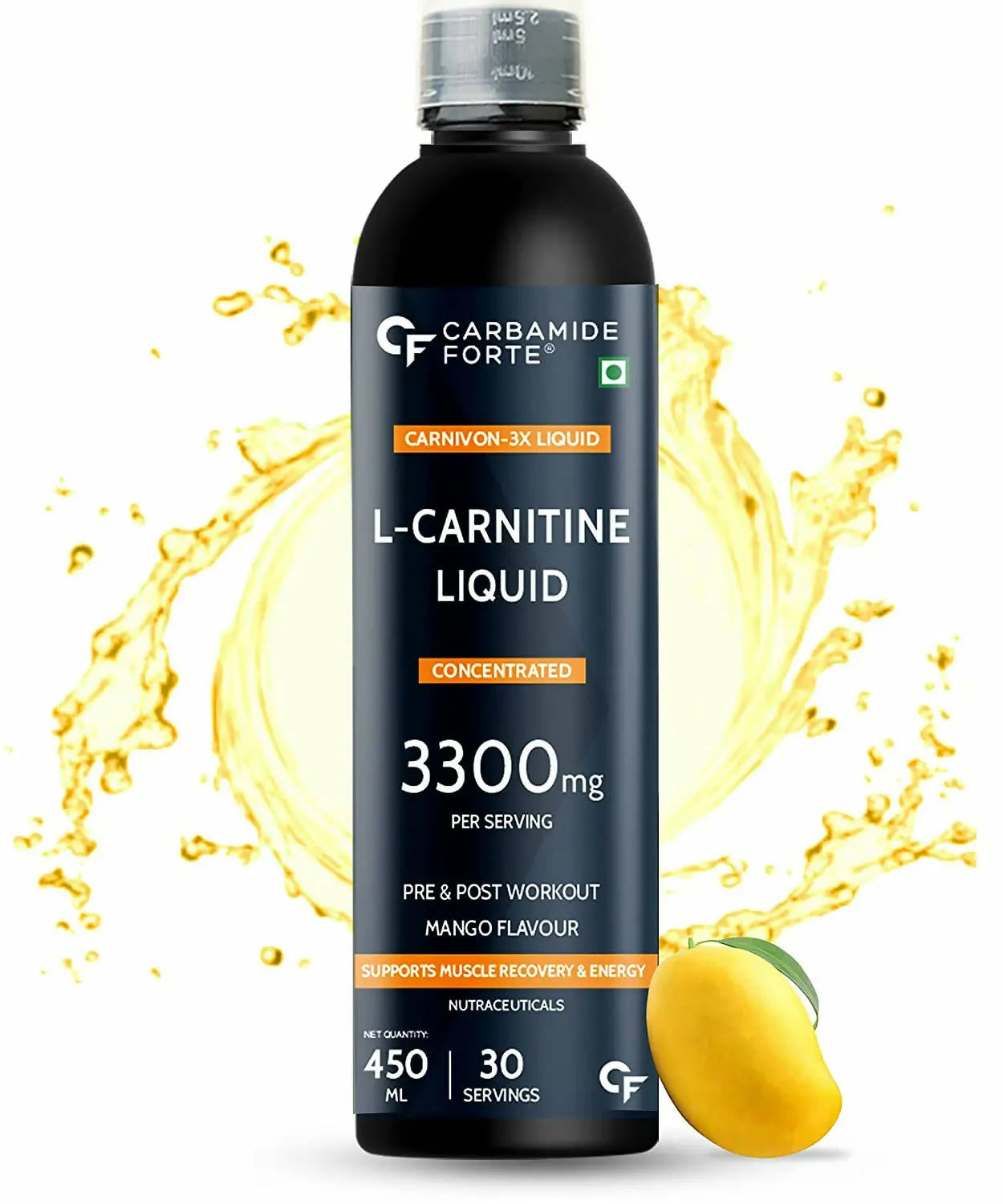 Carbamide Forte L Carnitine Concentrated Liquid - Mango Flavour - Mytrendzcart