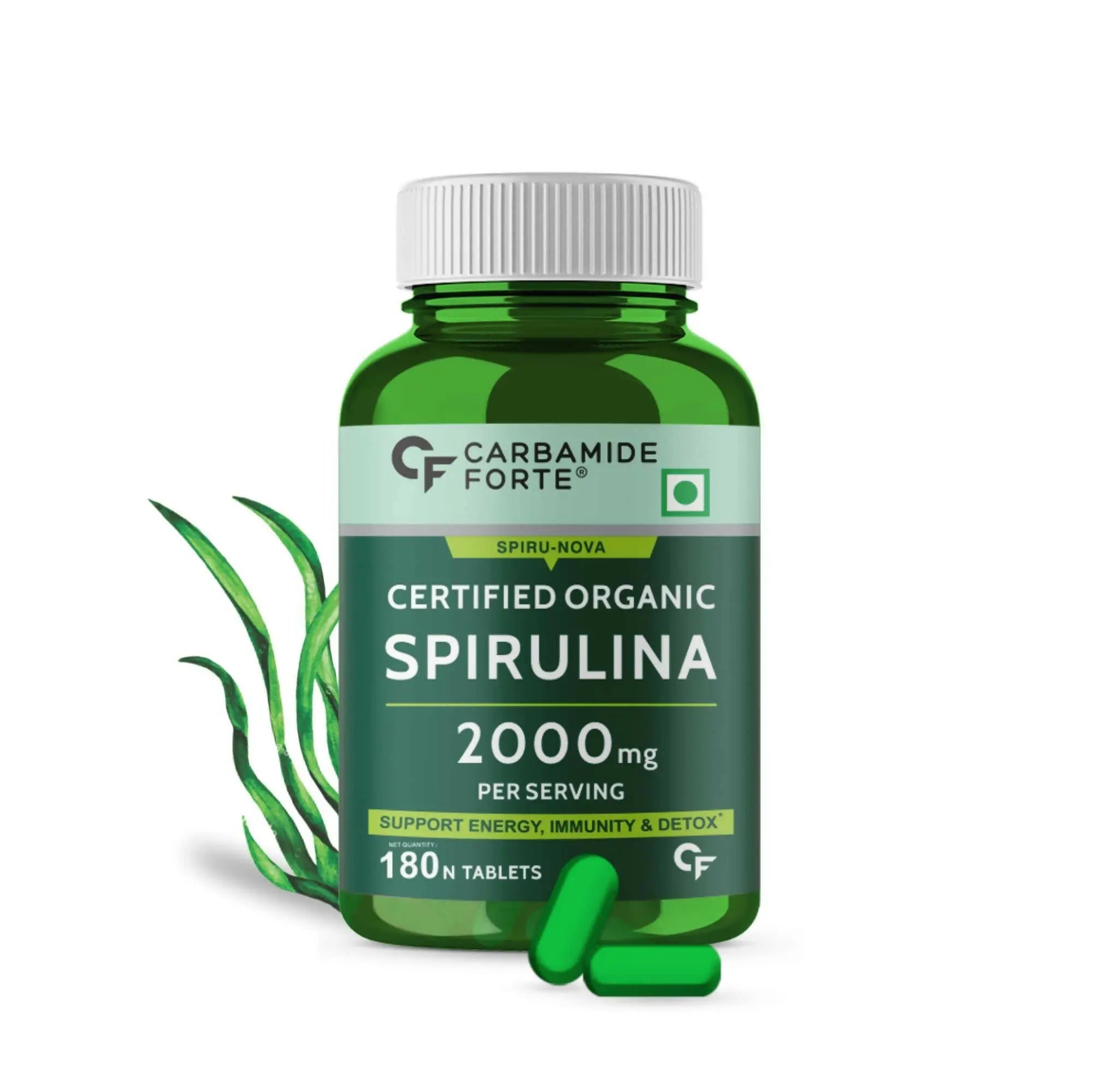 Carbamide Forte Organic Spirulina Tablets - Mytrendzcart