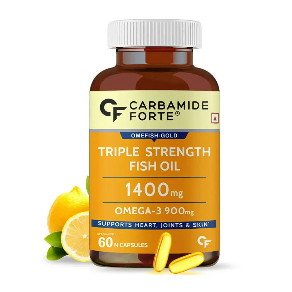 Carbamide Forte Triple Strength Fish Oil Capsules - Mytrendzcart