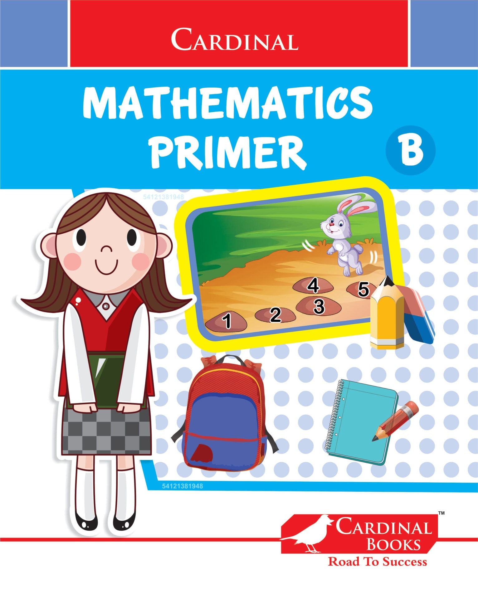 Cardinal Mathematics Primer B|Senior KG|Pattern & Shapes|Number 1-100|Skip Counting|Fun Learning Maths Activity Book| Ages 3-7 Years - Mytrendzcart