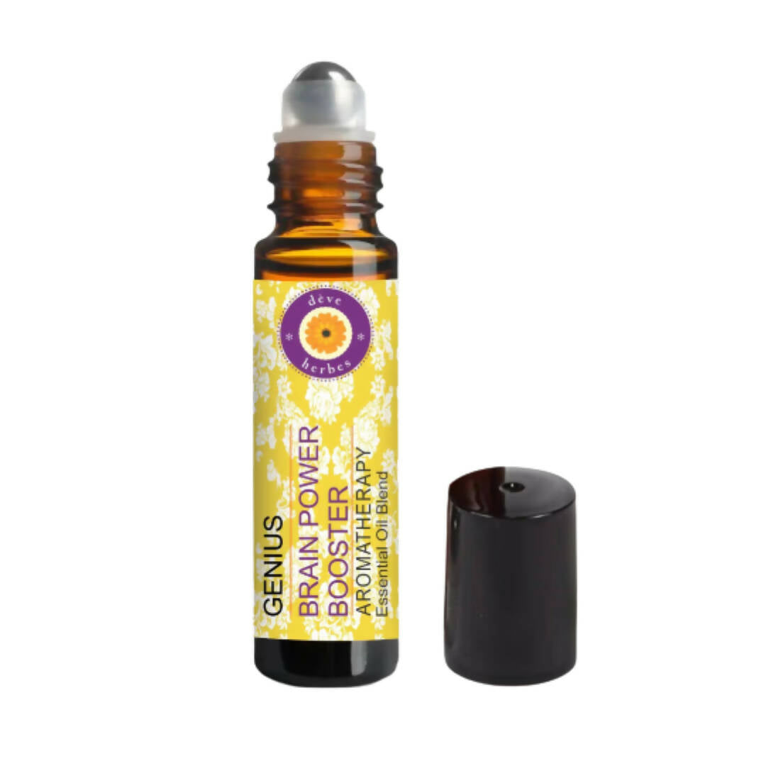 Deve Herbes Genius Brain Power Booster Aromatherapy Essential Oil - Mytrendzcart