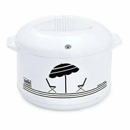 Cello Chef Casserole - 2.5 Liters -White - Mytrendzcart