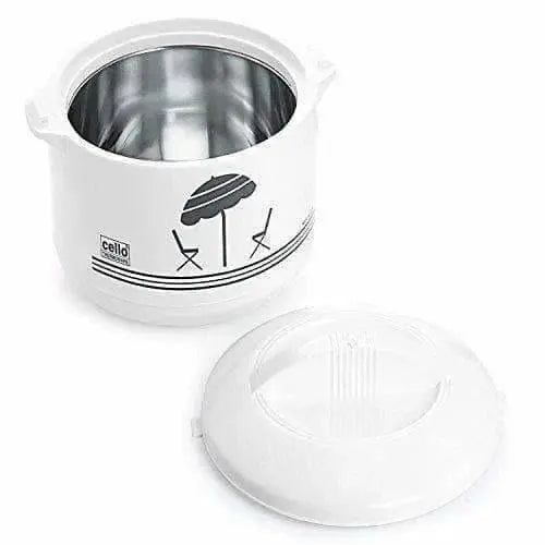 Cello Chef Casserole - 2.5 Liters -White - Mytrendzcart