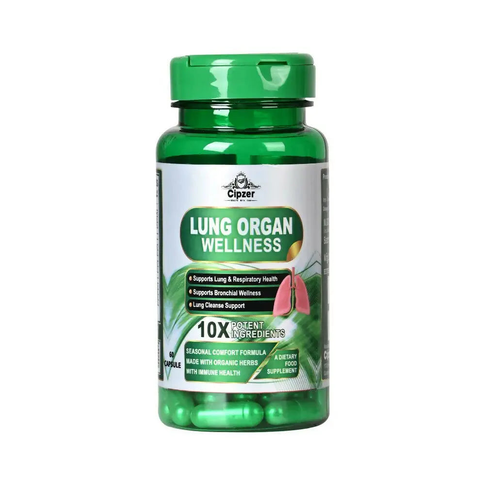 Cipzer Lung Organ Wellness Capsules - Mytrendzcart