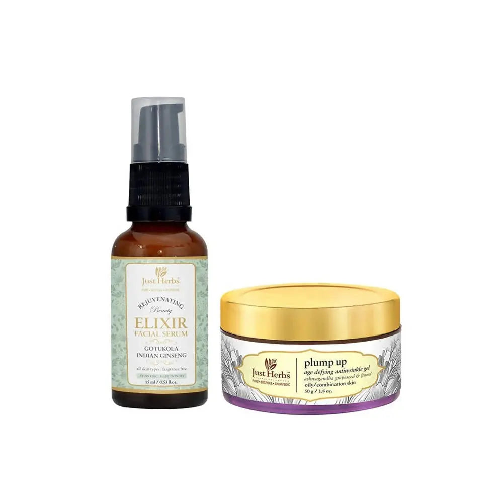 Just Herbs Mature Skin Essentials - Oily / Combination Skin Combo -Combo - Mytrendzcart