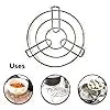 Stainless Steel Pressure Cooker Stand | Hot Pot Mat Stand for Kitchen Heat Resistance Utensil Vessel Holder/Pressure Cooker Stand/Cooling Steaming Rack Stand | Trivet for Kitchen Pack of 2 - Mytrendzcart