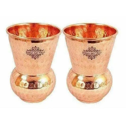 Copper Glass Tumbler, Drink ware & Serve ware - Set Of 2 - Mytrendzcart