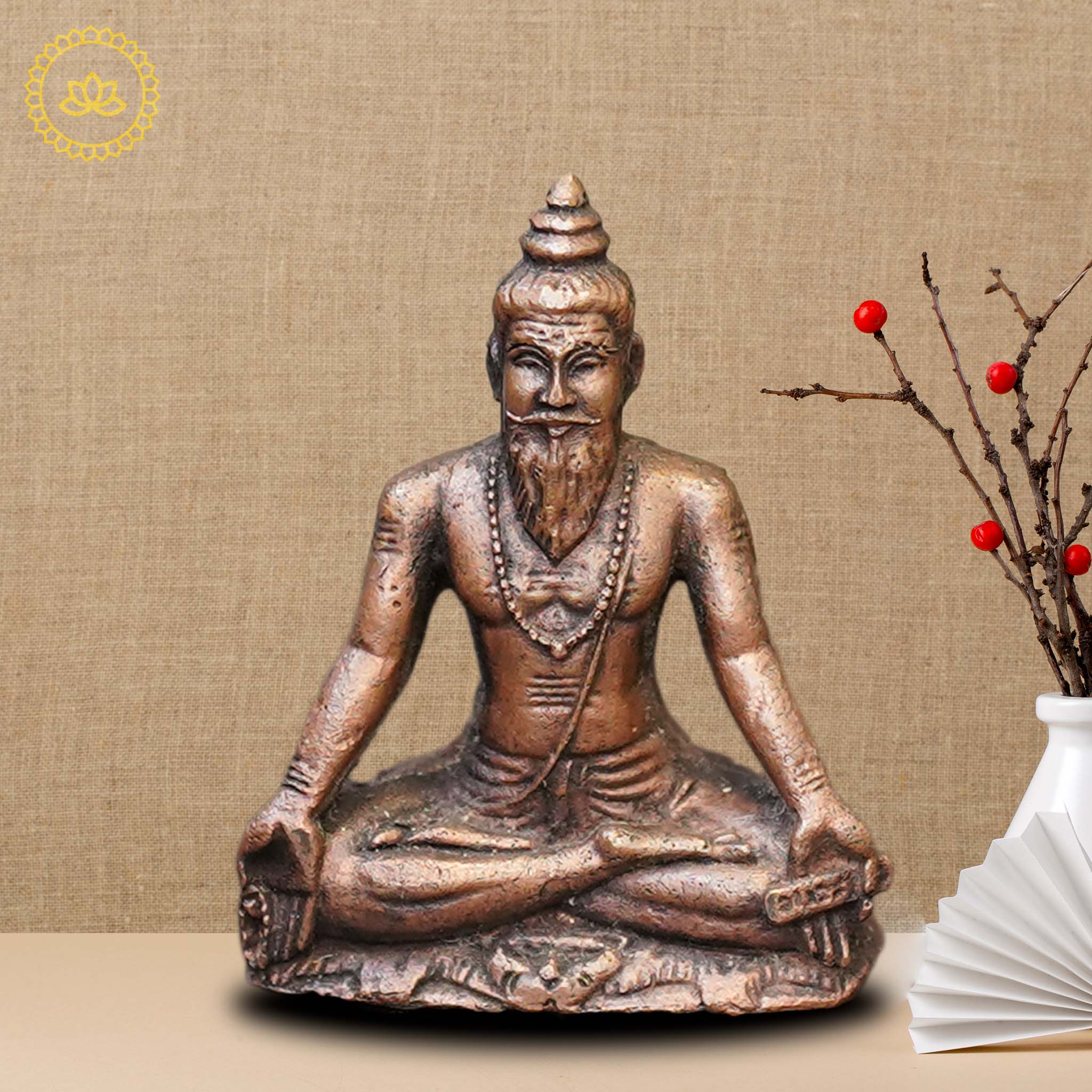 Copper Parashurama Idol - Mytrendzcart