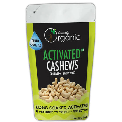 D-Alive Honestly Organic Activated Cashews -150 gm - Mytrendzcart