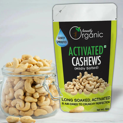 D-Alive Honestly Organic Activated Cashews -150 gm - Mytrendzcart