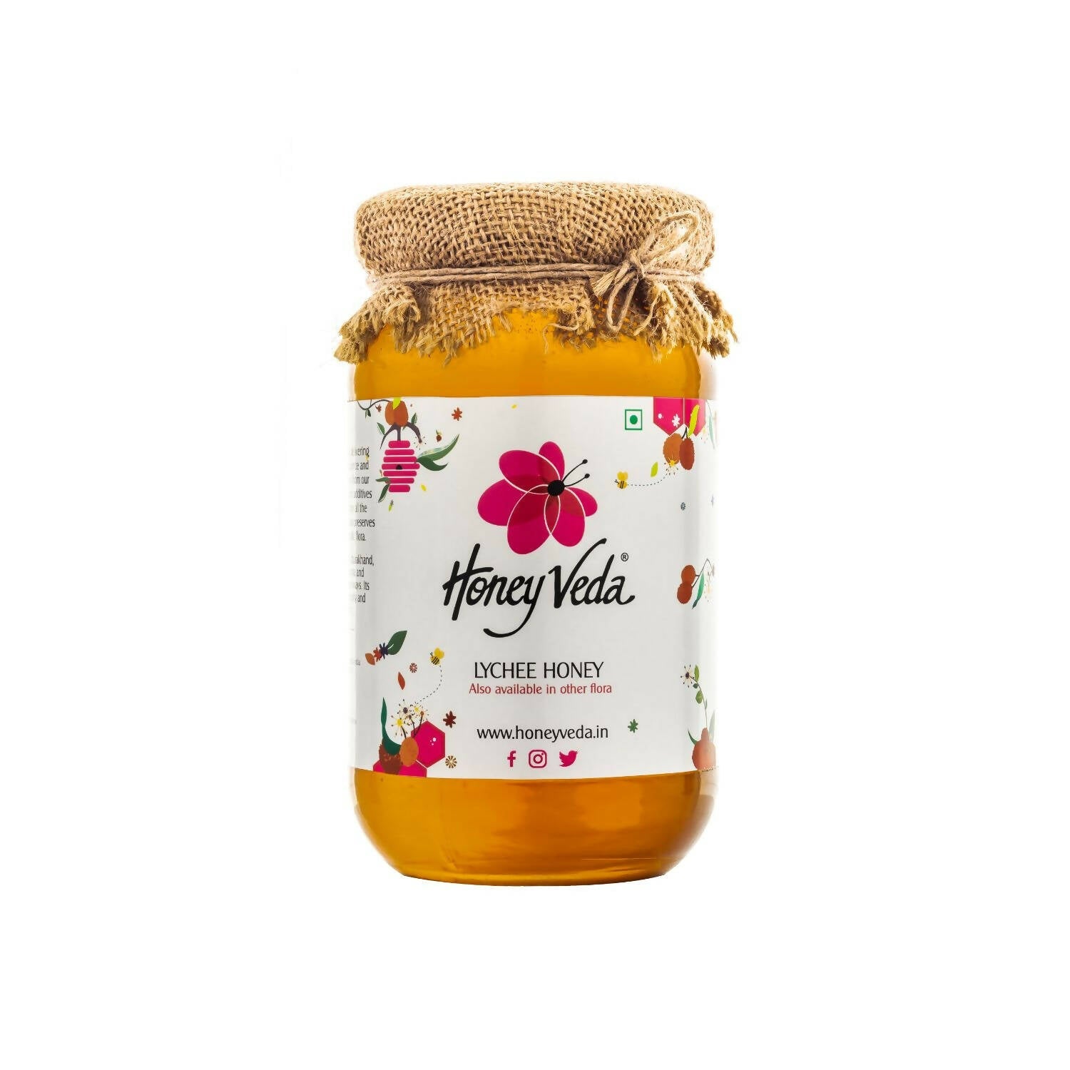 HoneyVeda Premium Raw Lychee Honey - Mytrendzcart