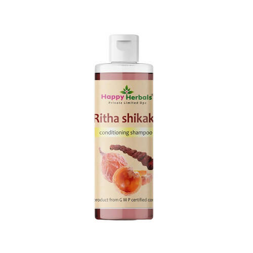 Happy Herbals Ritha Shikakai Conditioning Shampoo - Mytrendzcart