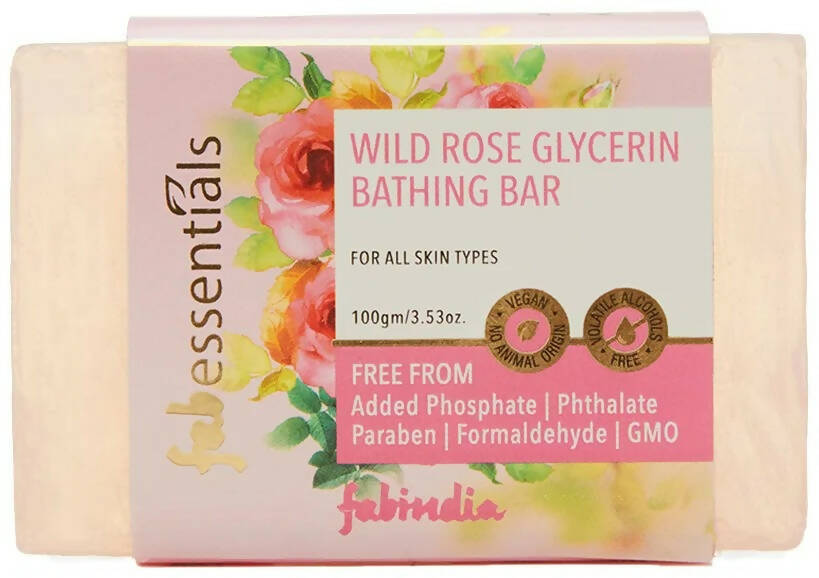 Fabessentials Wild Rose Glycerin Bathing Bar - Mytrendzcart