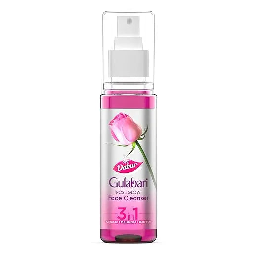 Dabur Gulabari Rose Glow Face Cleanser - 100ml | For All Skin Types | Cleaner, Balanced & Hydrated Skin - Mytrendzcart