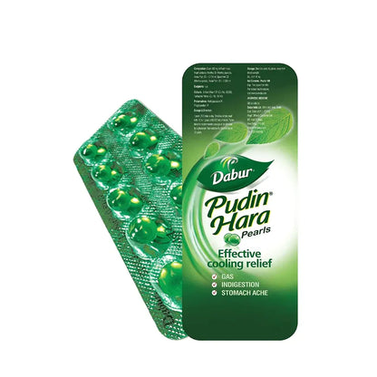 Dabur Pudin Hara Pearls Capsules -10 Caps - Pack of 4 - Mytrendzcart