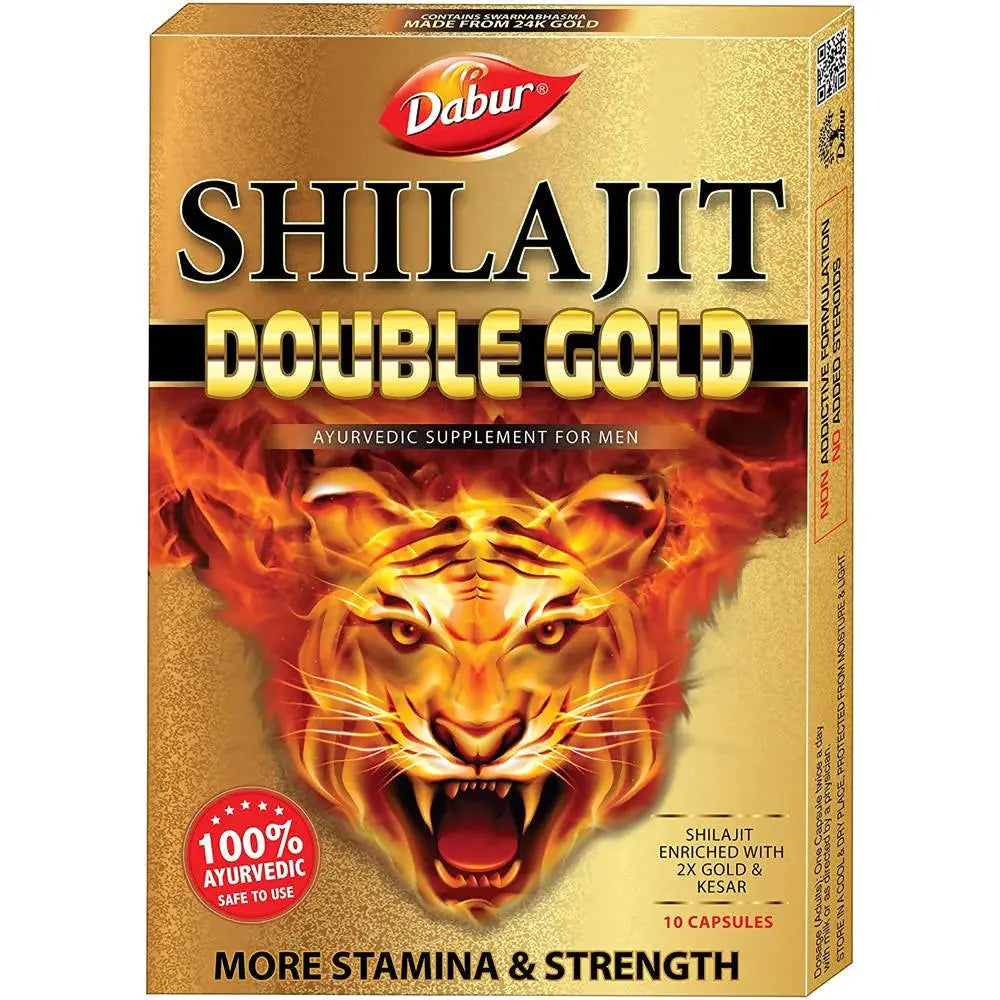 Dabur Sj Double Gold Capsules -10 caps - Mytrendzcart