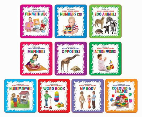 Dreamland Kiddy Board Book - (10 Titles) Pack - Mytrendzcart