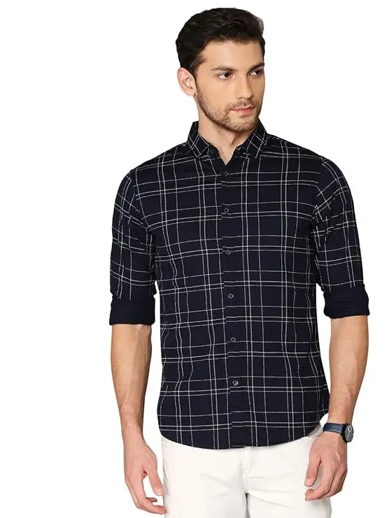 Dennis Lingo Men's Slim Fit Casual Shirt - Mytrendzcart