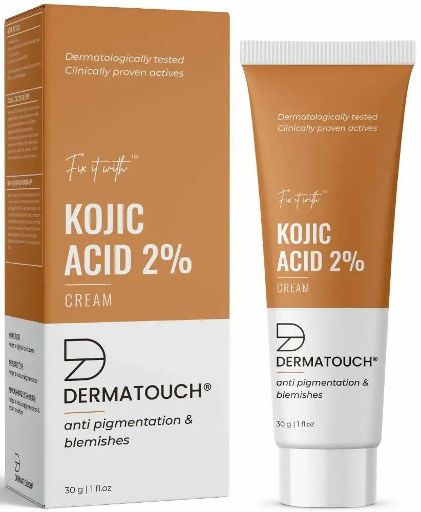 Dermatouch Kojic Acid 2% Face Cream For Pigmentation & Blemishes -30 gm - Mytrendzcart