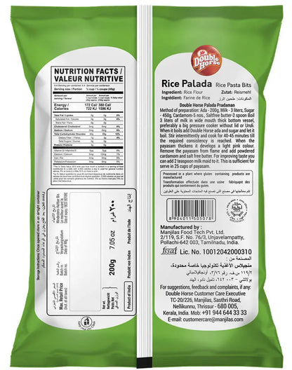 Double Horse Rice Pasta Bits Rice Palada -200 gm - Mytrendzcart