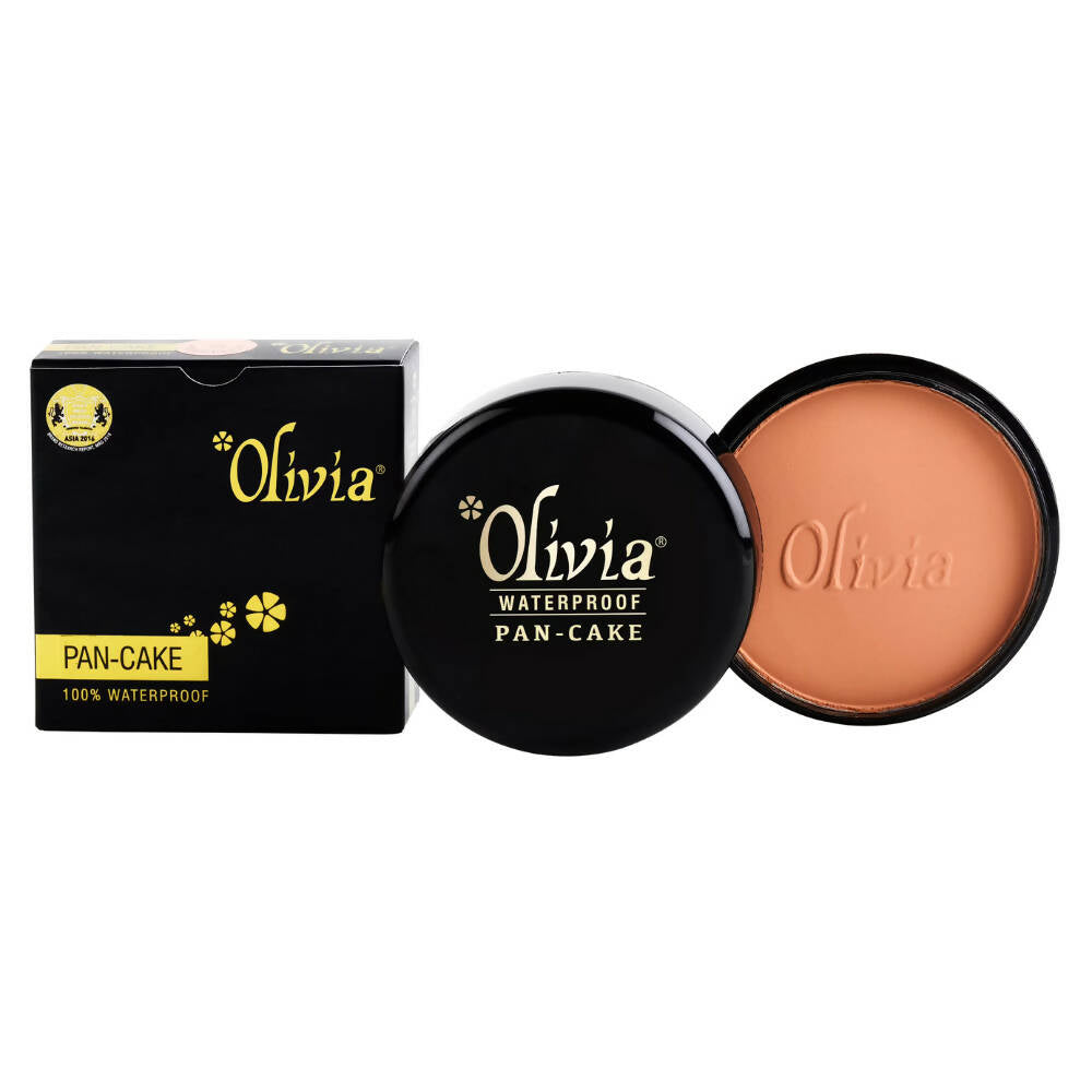 Olivia Waterproof Pan-Cake Foundation - Fresh Peach - Mytrendzcart