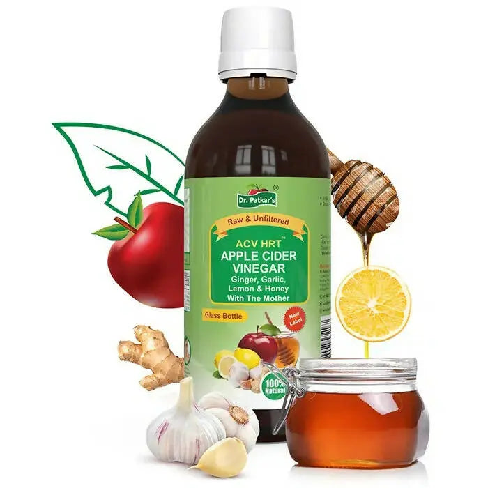 Dr. Patkar's - Apple Cider Vinegar with Ginger, Garlic, Lemon, & Honey Syrup - Mytrendzcart