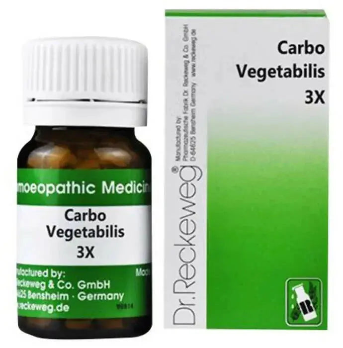 Dr. Reckeweg Carbo Vegetabilis Trituration Tablets 3X -20 gm - Mytrendzcart