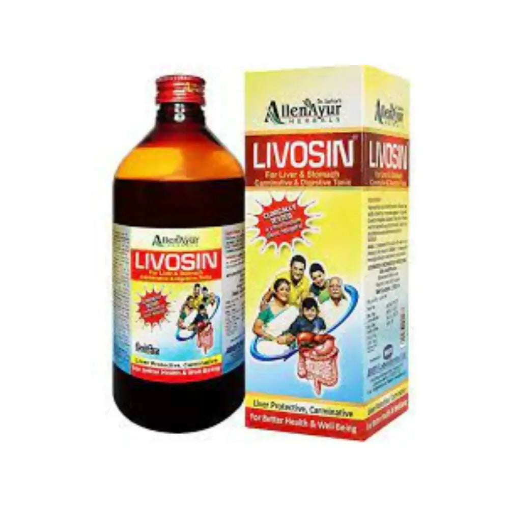 Dr. Sarkar's Allen Ayur Herbals Livosin Syrup - Mytrendzcart