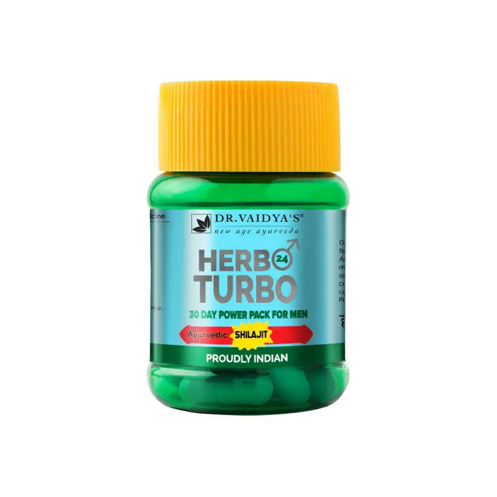 Dr. Vaidya's Herbo 24 Turbo Capsules For Men - Mytrendzcart