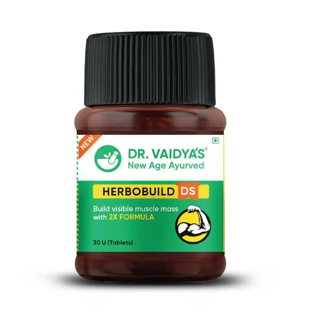 Dr. Vaidya's Herbobuild DS (Double Strength) Tablets - Mytrendzcart