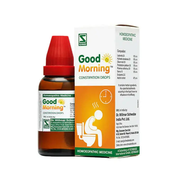 Dr. Willmar Schwabe India Good Morning Constipation Drops -30 ml - Mytrendzcart