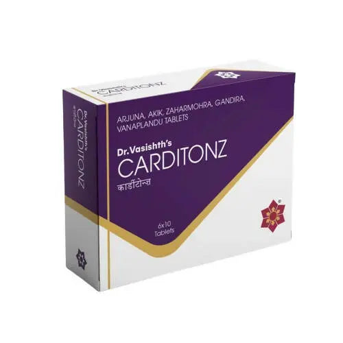 Dr.Vasishth's Carditonz Tablets - Mytrendzcart