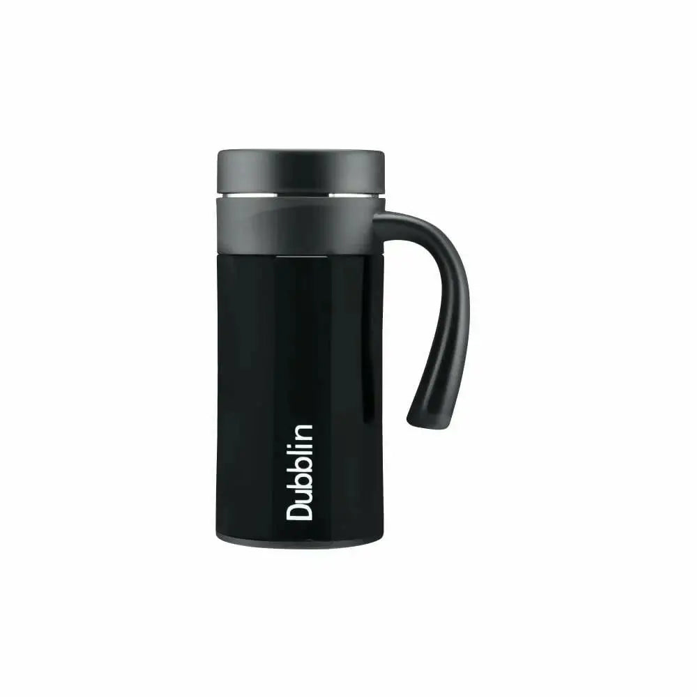 Dubblin Fresco Stainless Steel Mug -500 ml - Black - Mytrendzcart