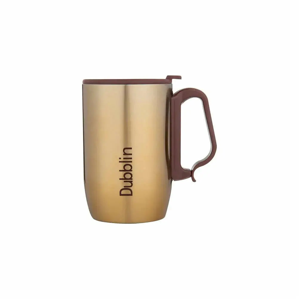 Dubblin Refresh Stainless Steel Mug -350 ml - Gold - Mytrendzcart