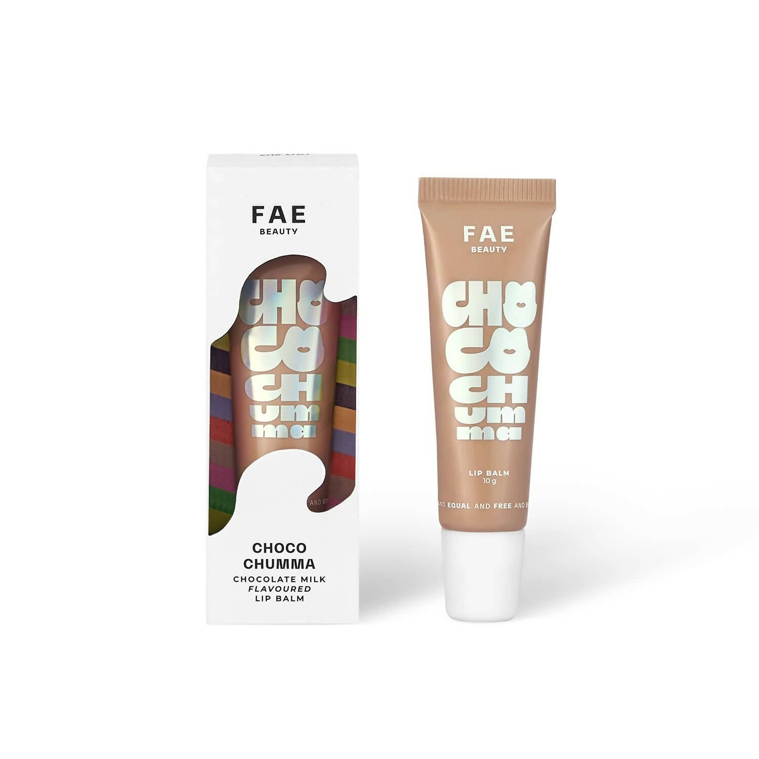 FAE Beauty Choco Chumma Chocolate Milk Lip Balm SPF 20+ - Sheer Brown - Mytrendzcart