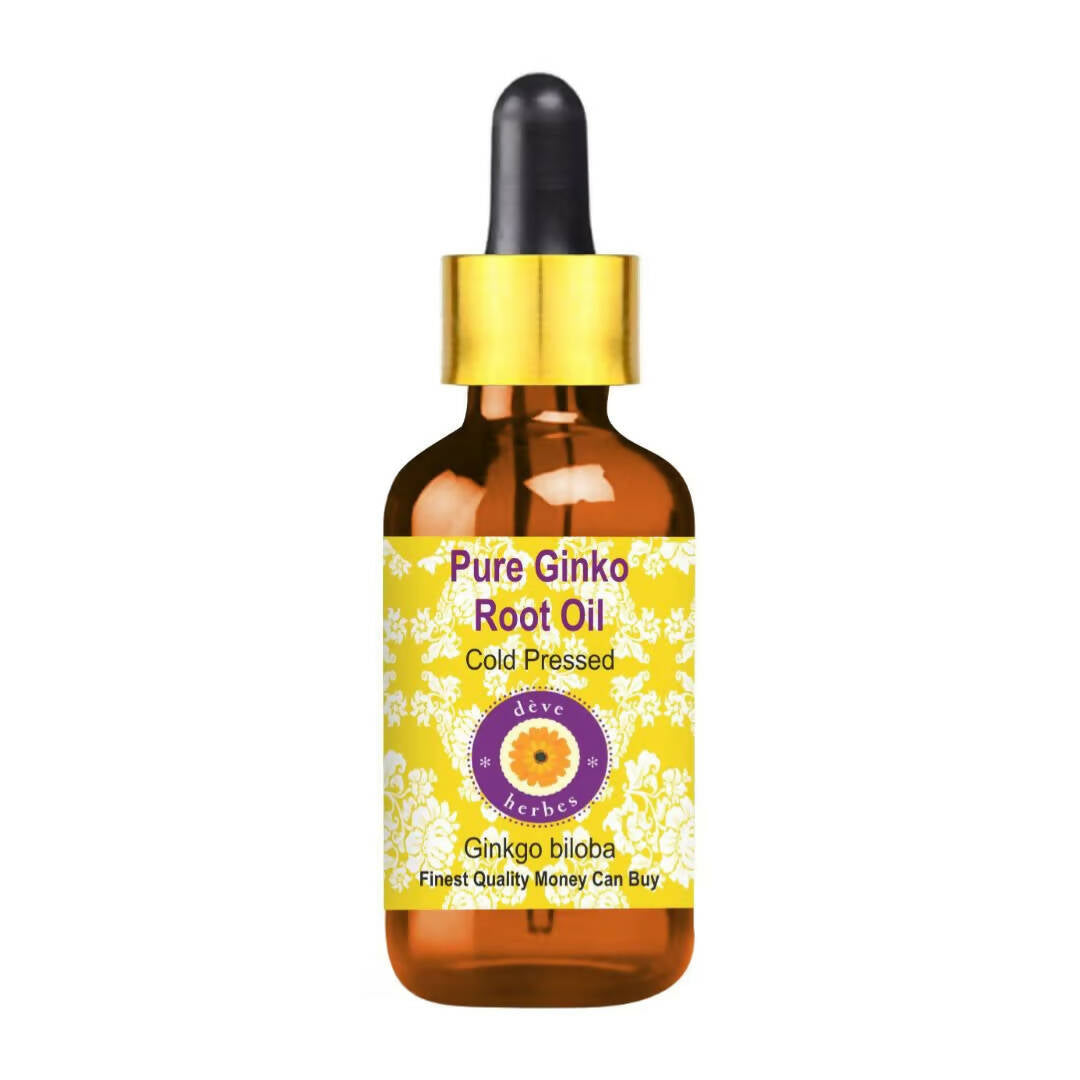 Deve Herbes Pure Ginko Root Cold Pressed Oil - Mytrendzcart