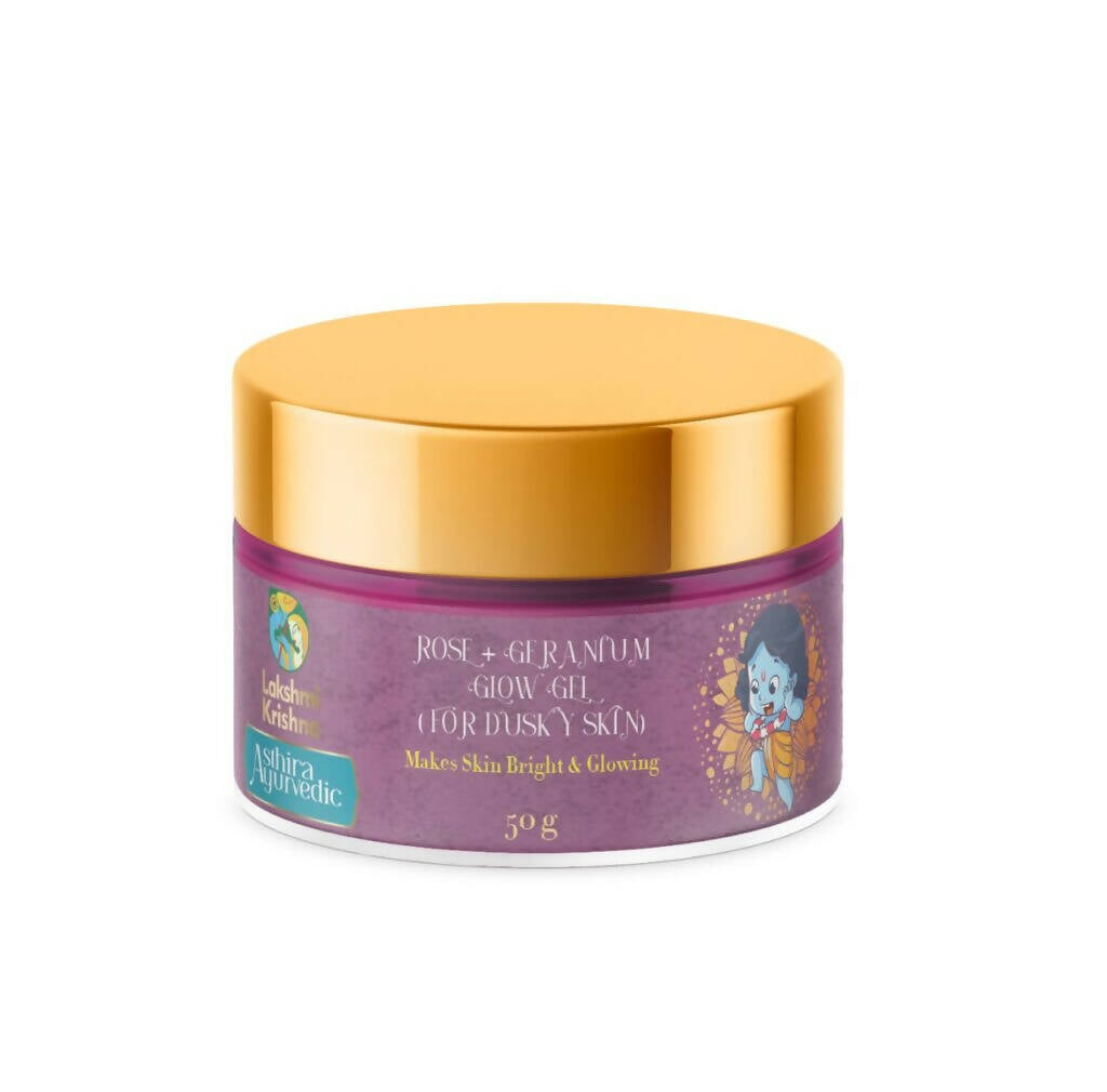 Lakshmi Krishna Rose + Geranium Glow Gel For Dusky Skin - Mytrendzcart