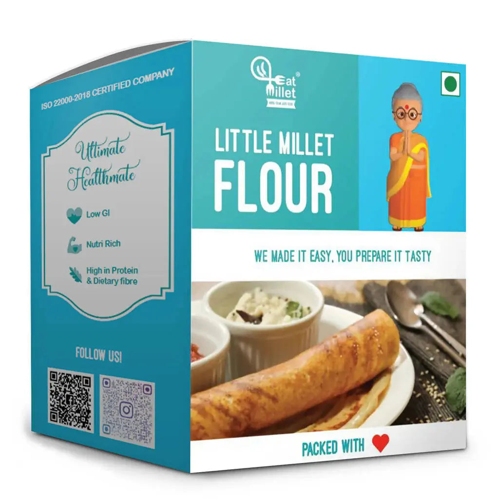 Eat Millet Little Millet Flour -700 gm - Mytrendzcart