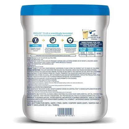 Ensure Plus Powder - 1 Kg (Vanilla), Blue - Mytrendzcart