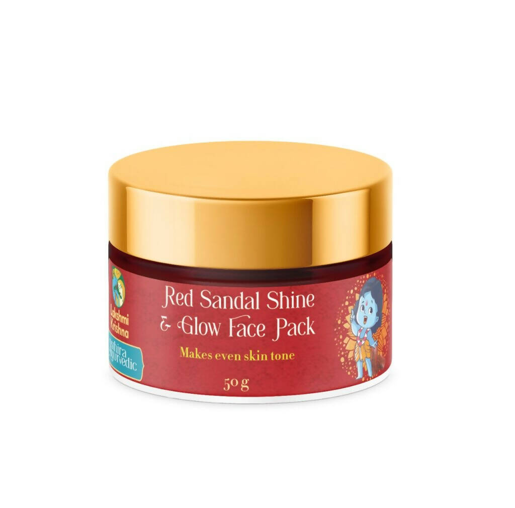 Lakshmi Krishna Red Sandal Shine & Glow Face Pack - Mytrendzcart