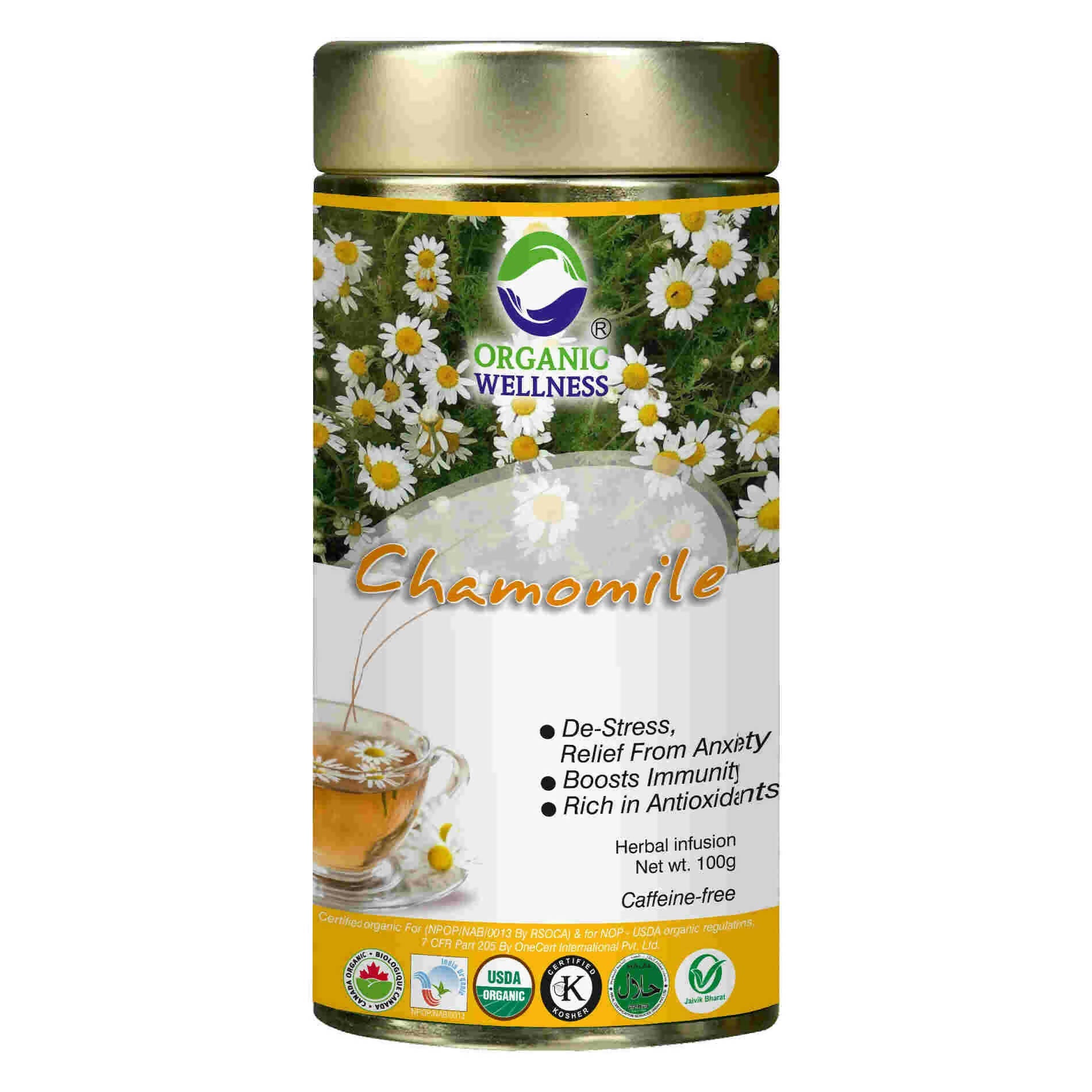 Organic Wellness Blossom Chamomile Tin Pack - Mytrendzcart