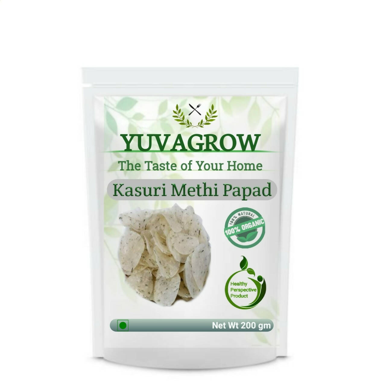 Yuvagrow Kasuri Methi Papad - Mytrendzcart