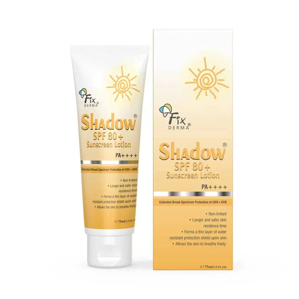 Fixderma Shadow SPF 80+ Sunscreen Lotion -75 ml - Mytrendzcart