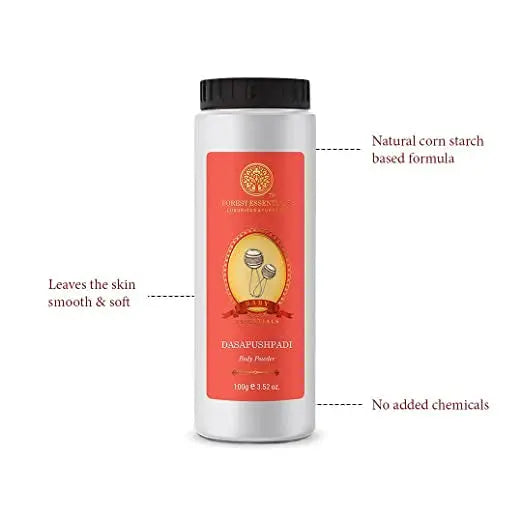 Forest Essentials Baby Body Powder Dasapushpadi -90 gm - Mytrendzcart